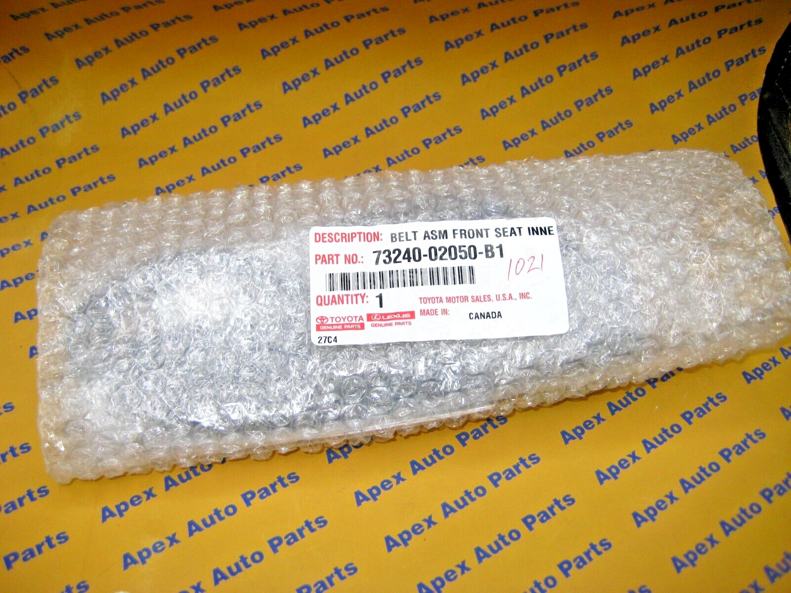 Toyota Corolla Drivers Side Seat Belt Buckle Latch Kit Genuine OEM 2009-2013