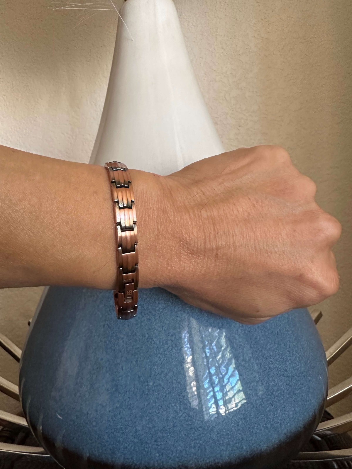 Gorgeous Slim Pure Copper Magnetic Anklet Bracelet Balance Energy Power Calm Joy