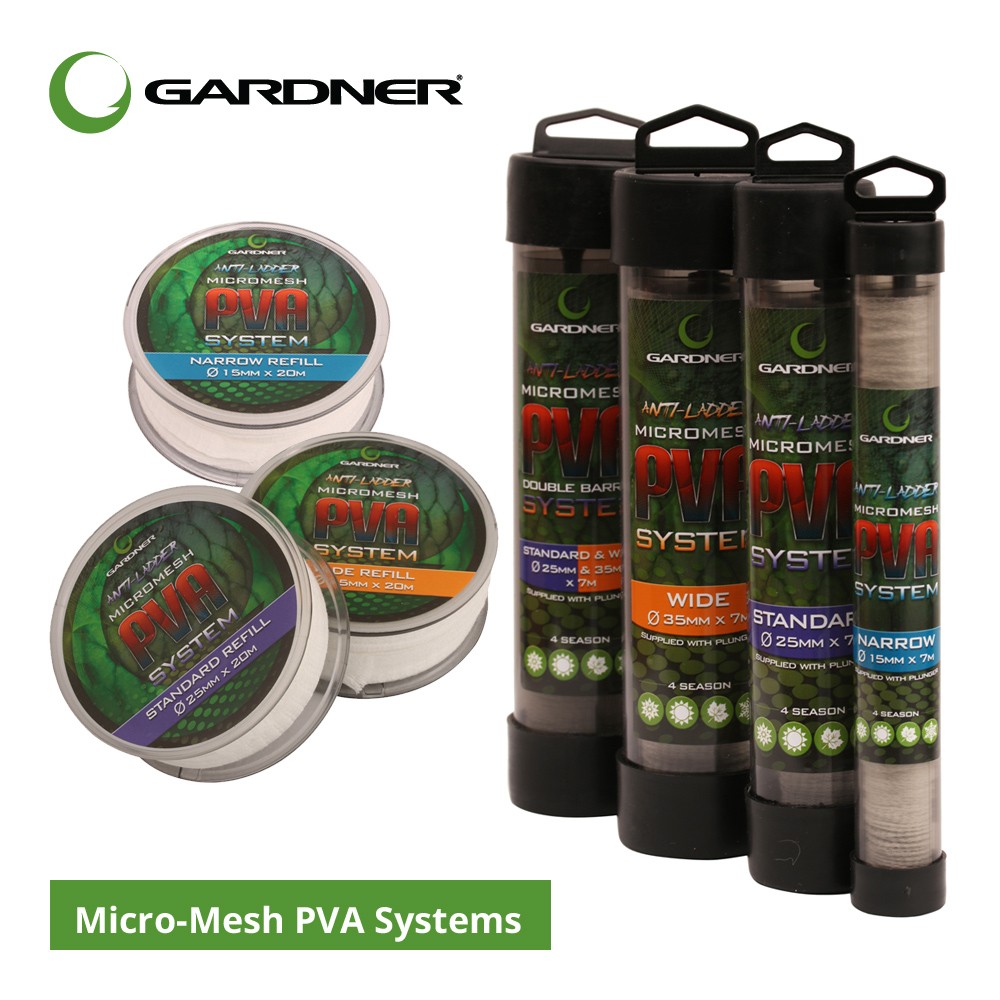Gardner Tackle Micro-Mesh PVA Systems & Refills - Carp Barbel Coarse Fishing