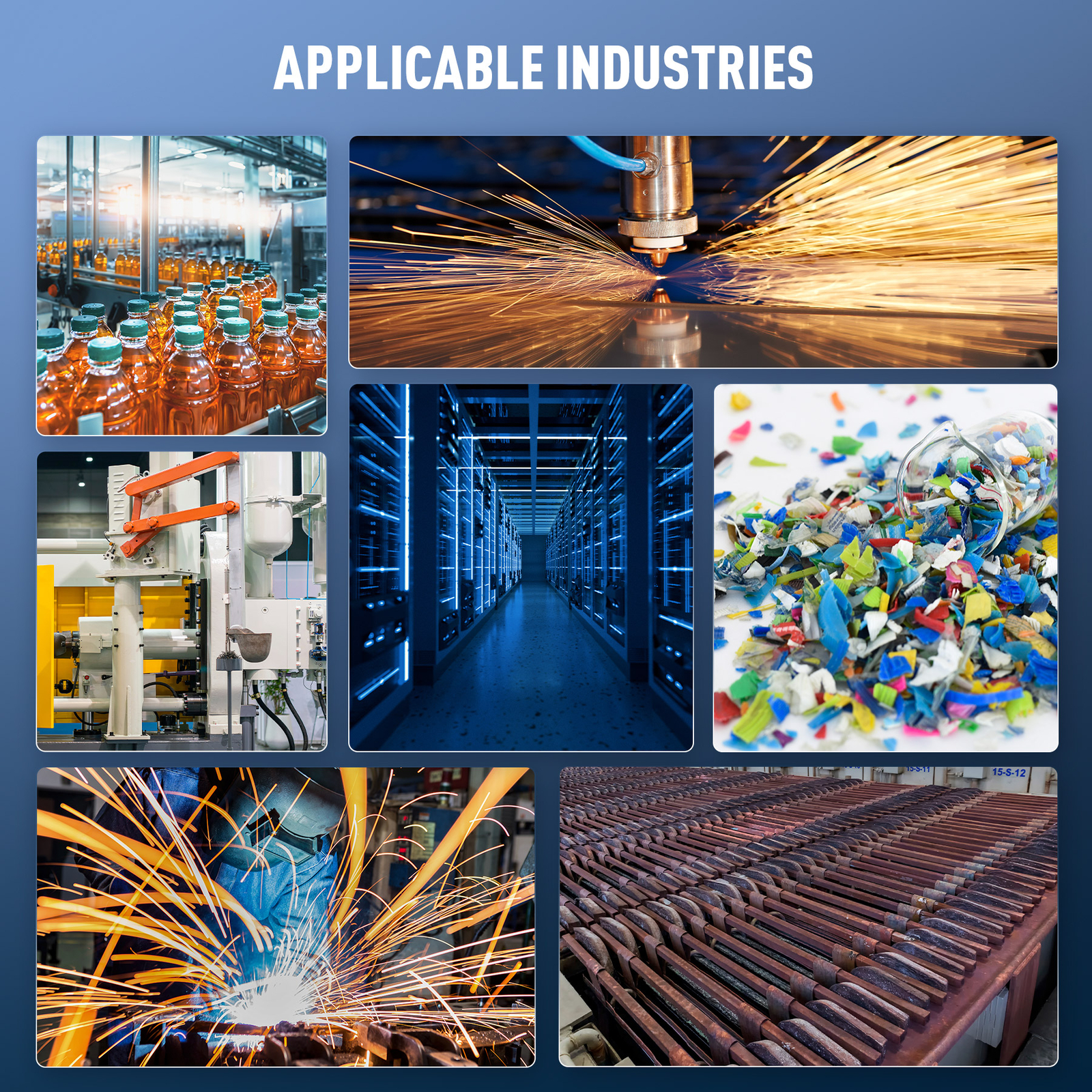 CREWORKS 20 Ton 30HP Industrial Air-Cooled Water Chiller with 66 gal. Water Tank