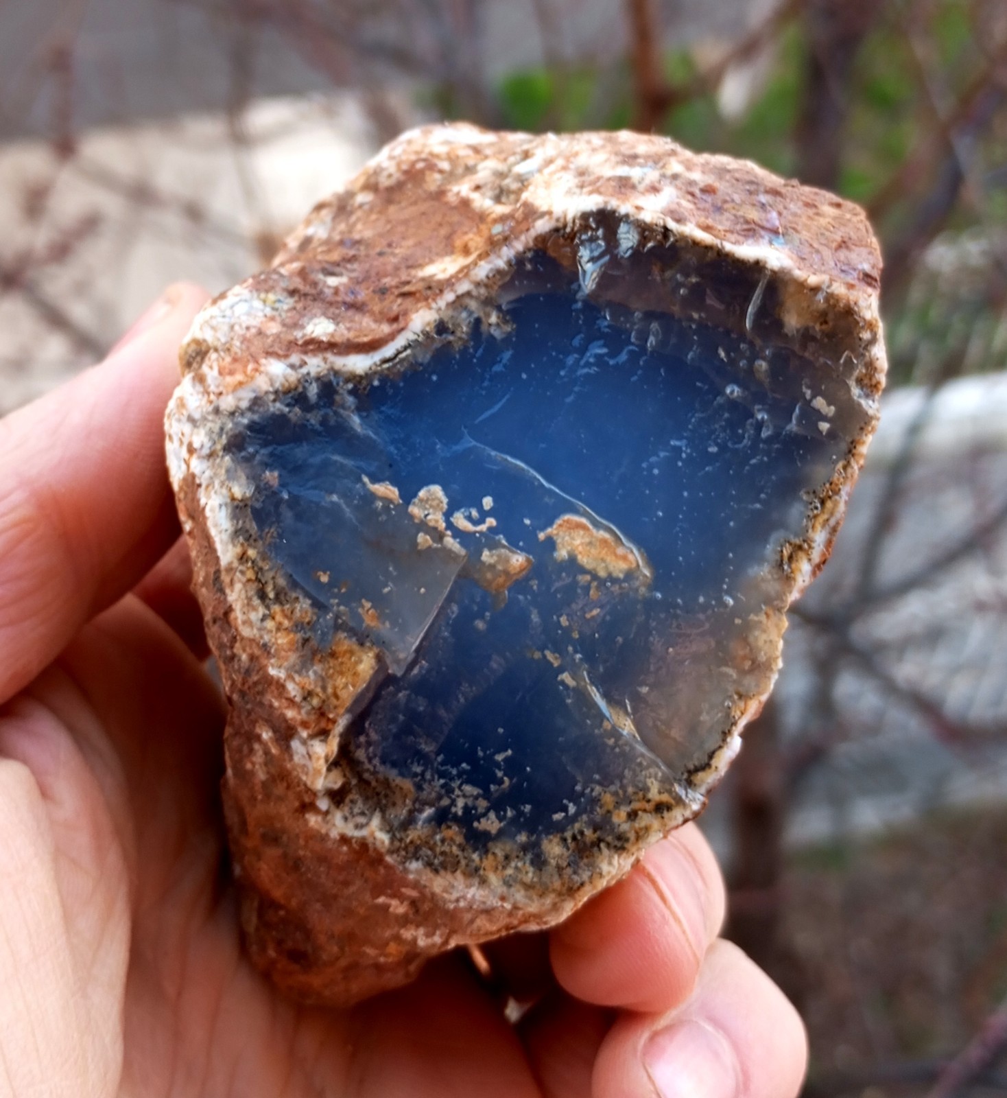 Wholesale Raw Premium Quality Blue Chalcedony Nodeles 1 kg