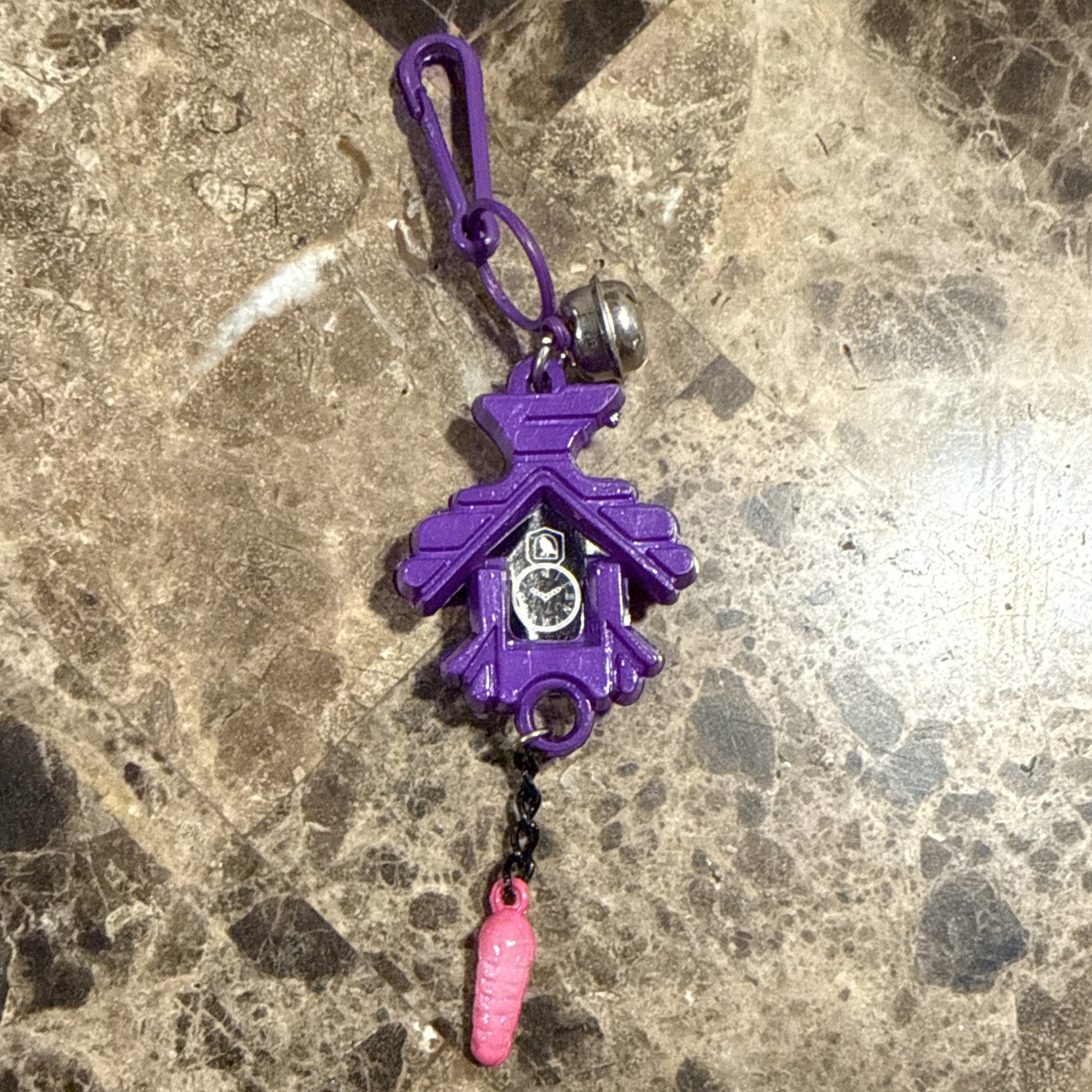 Vintage 1980's Plastic Clip On Bell Clip Charm Necklace Bracelet Charms Lot