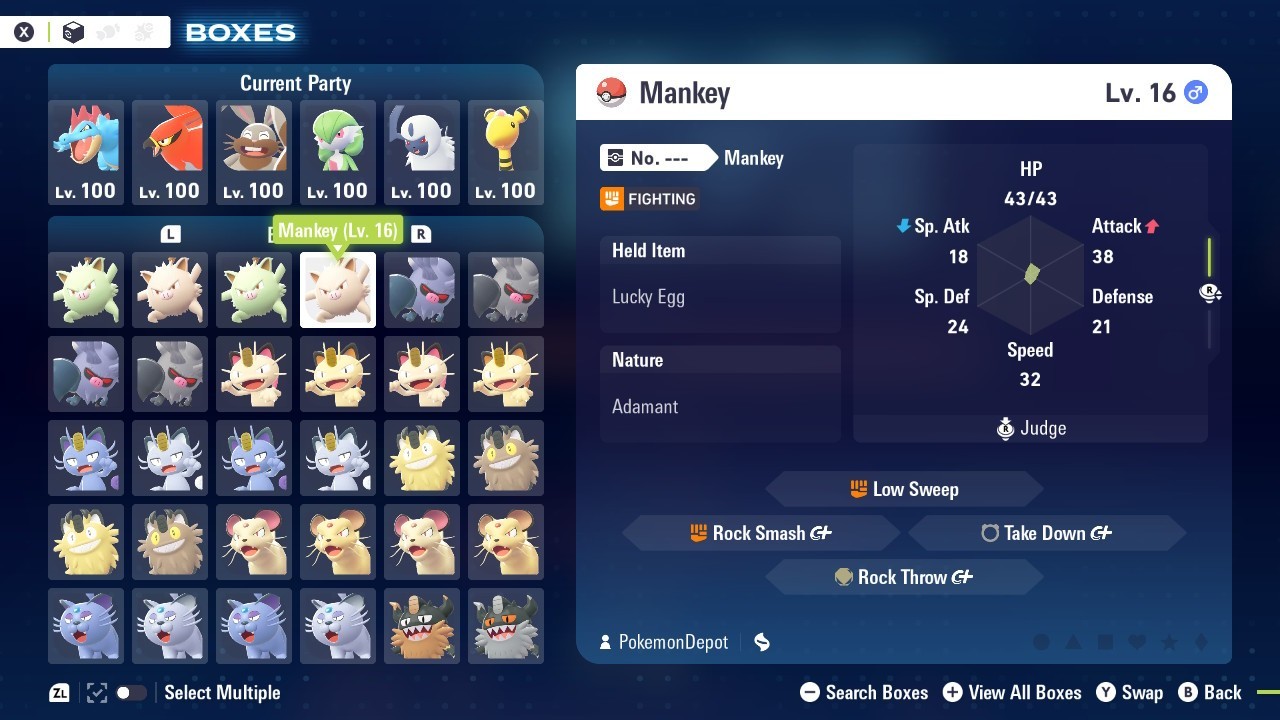 6IV Untouched Shiny Mankey Pokemon Legends ZA *SAME DAY*