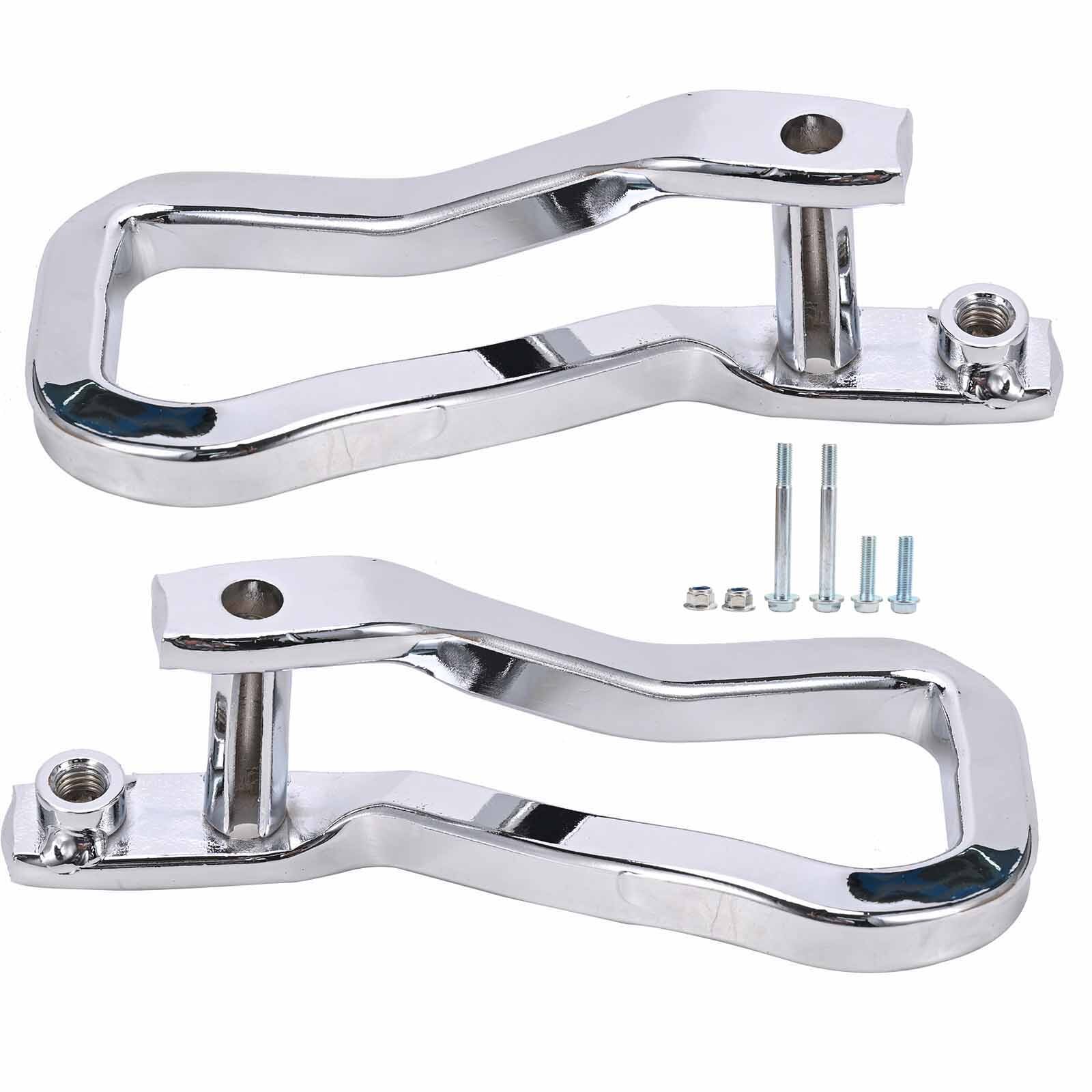 Front Chrome Tow Recovery Hooks w/ Bolts Fits GMC Sierra 1500 2019-2025 84195902