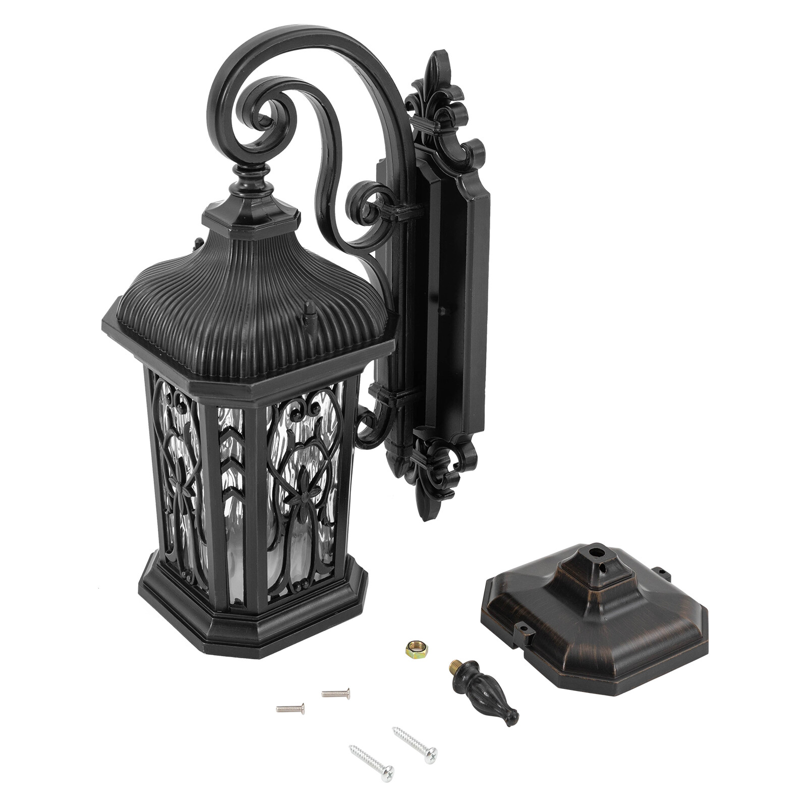 1* Dusk to Dawn Outdoor Wall Sconce Porch Light Exterior Wall Light Fixture