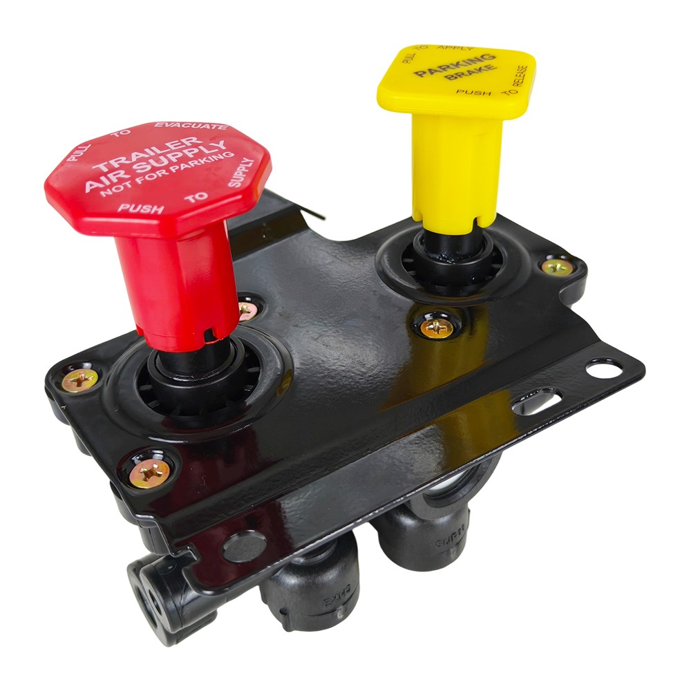 For Volvo VNL Dash Valve Dual Park Brake With 5 Ports 24340522 21315044 K035691