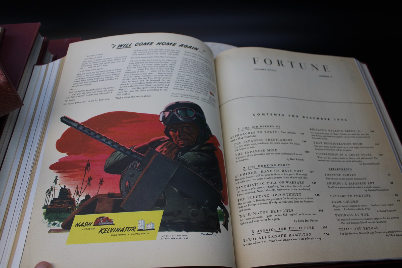 FORTUNE Magazine Hardcover Bound Magazine Volumes – 1934-1985 Library Volumes