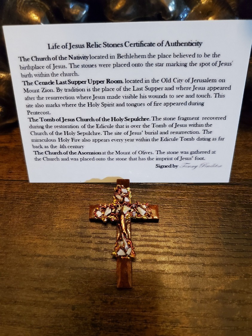 Life of Jesus Cross Nativity, Church of Ascension, Cenacle, Tomb of Jesus