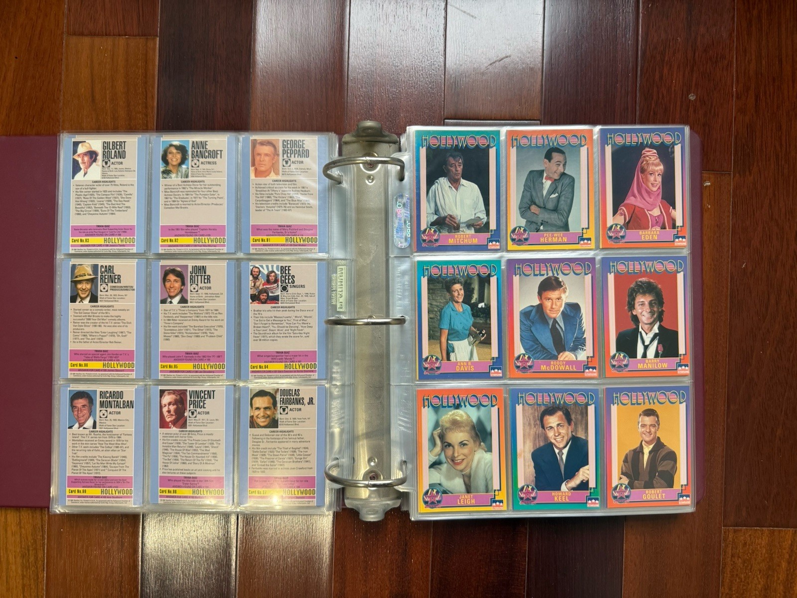 1991 Hollywood Starline 200+ Cards & Binder