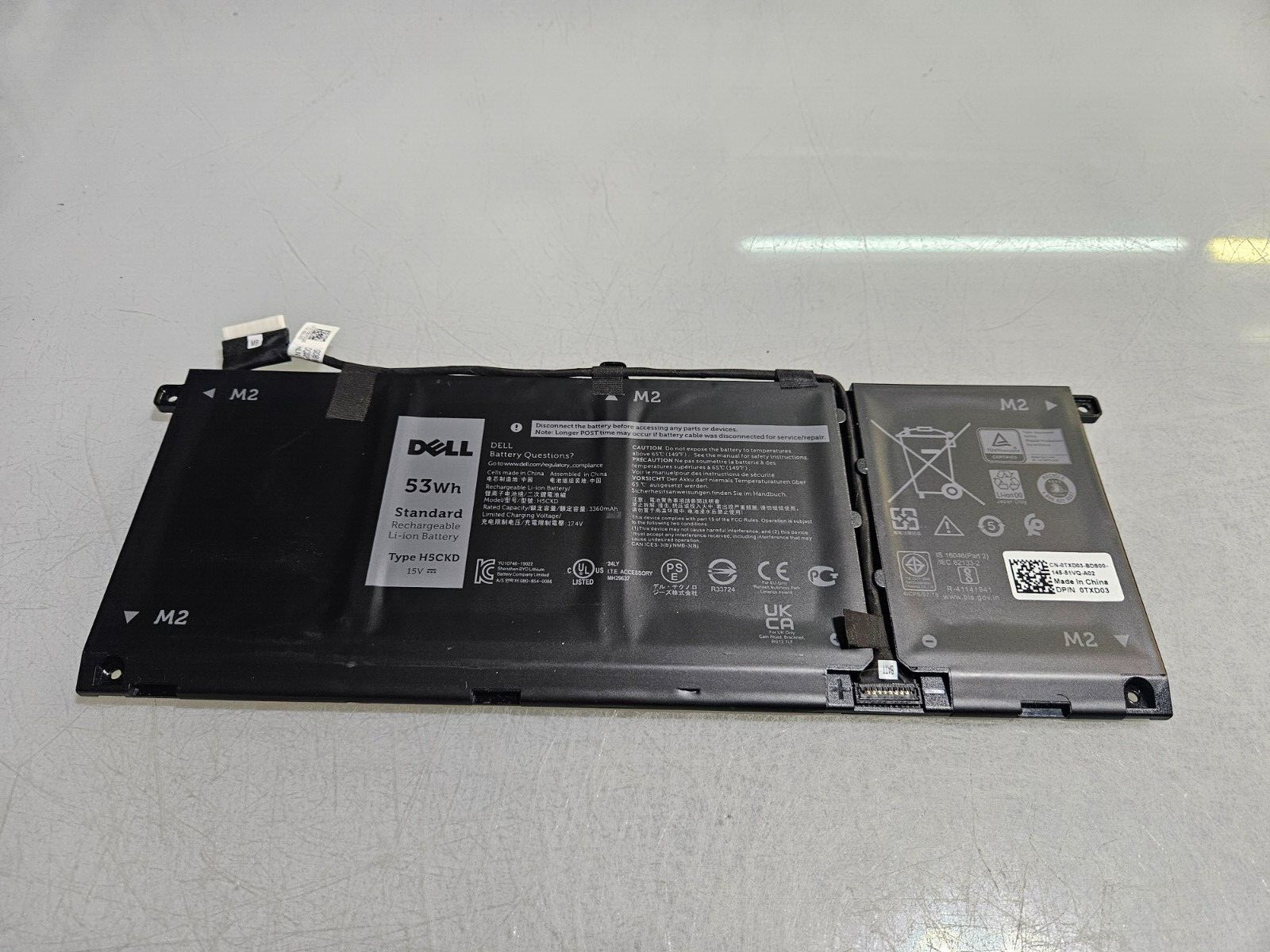 Genuine OEM Dell Latitude 3410 3510 Inspiron 5505 53Wh 4 Cell Battery H5CKD