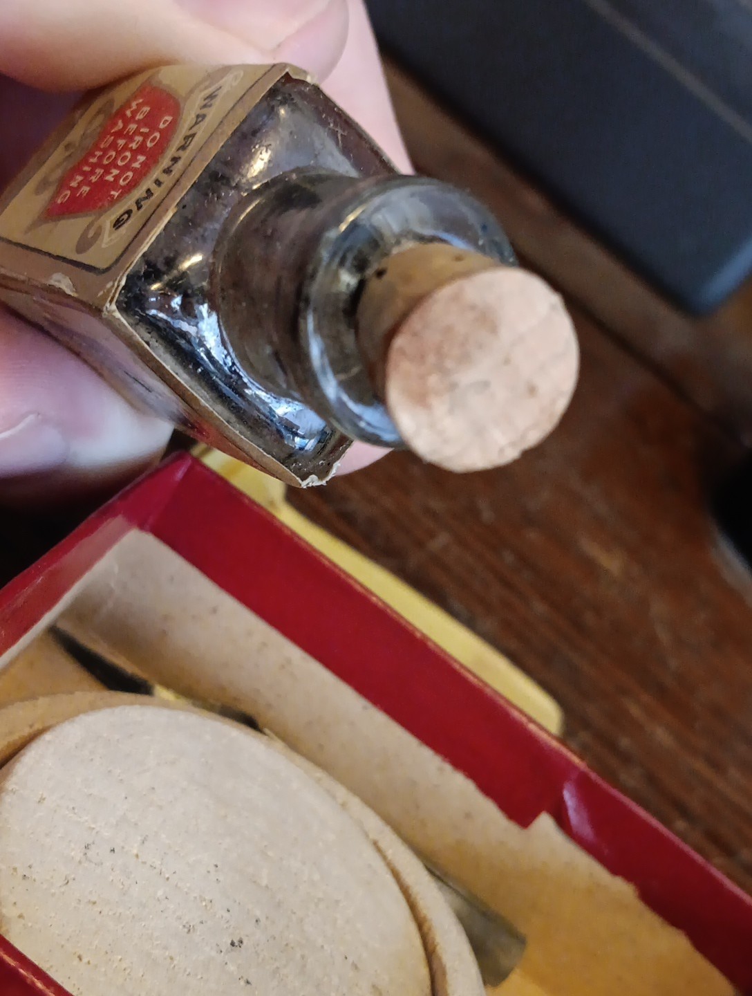 Antique CARTER's Indelible Household INK BOTTLE & BOX Set for Fountain Pen