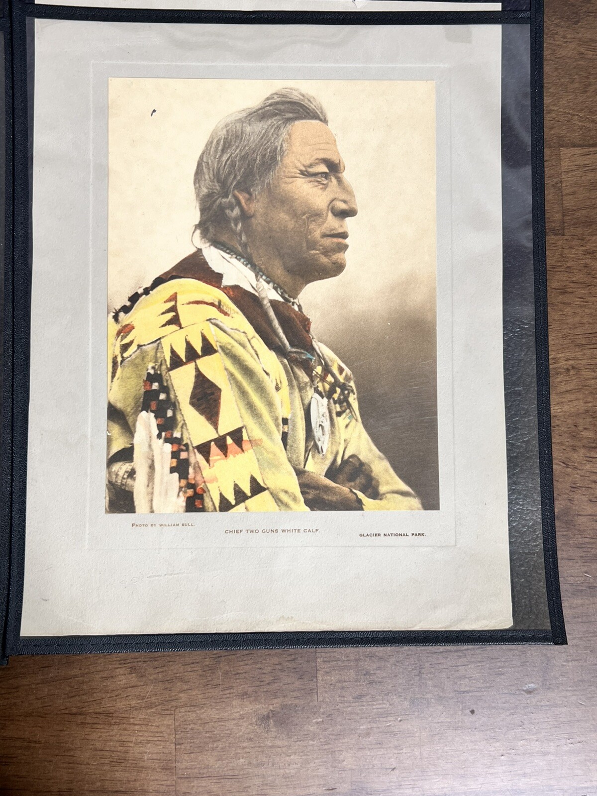 Lot Of 6 1915 William Bull Blackfeet Nation Native Collotypes Photographs Rare