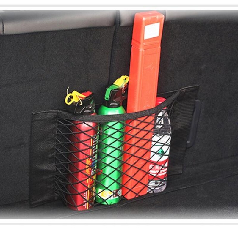 2 Pack Mesh Cargo Net Stretchable Elastic Car Storage Organizer Pouch Universal