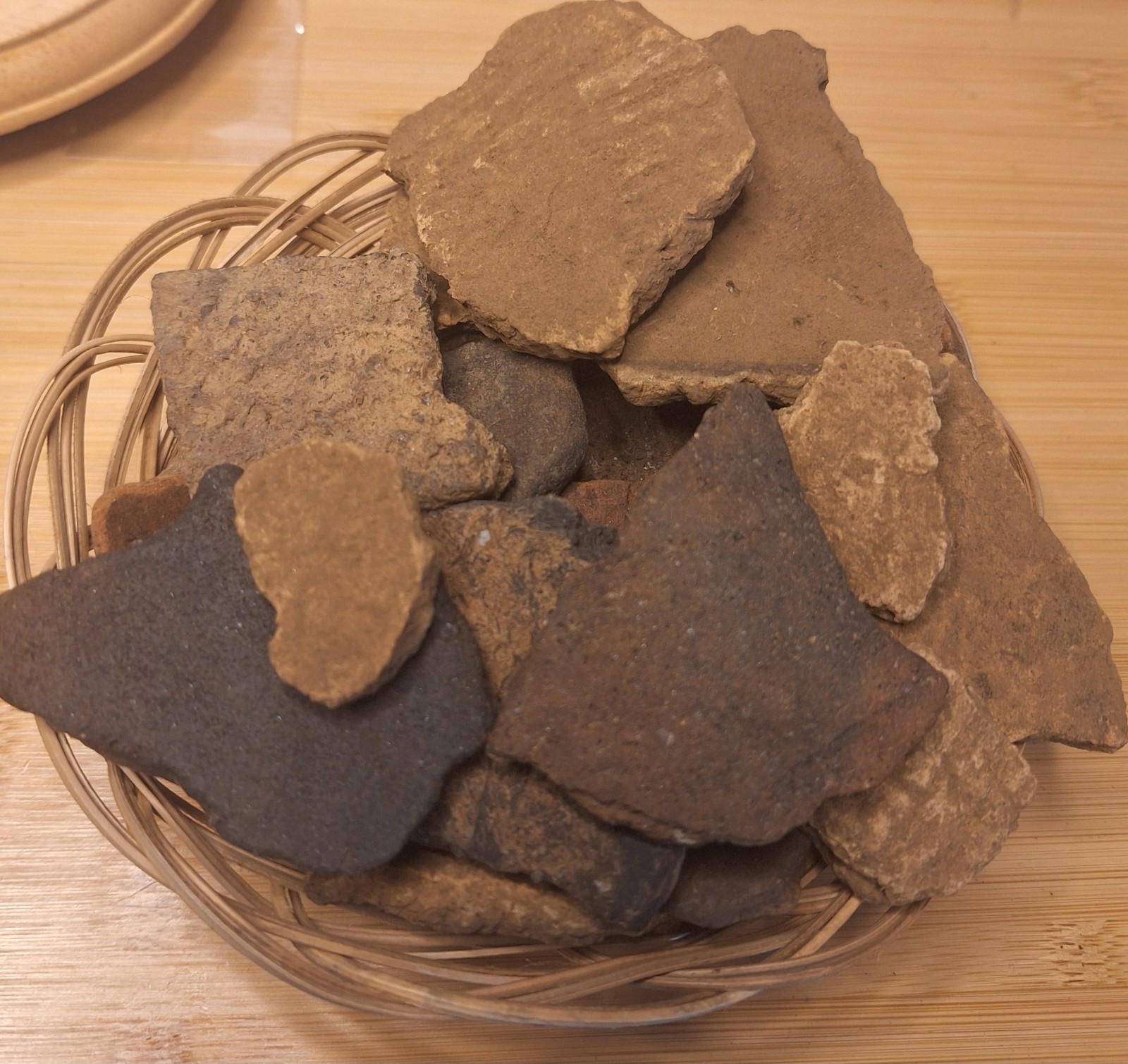 6 Random  Mississippian Culture Native American Pottery Sherds Cooper Rver SC