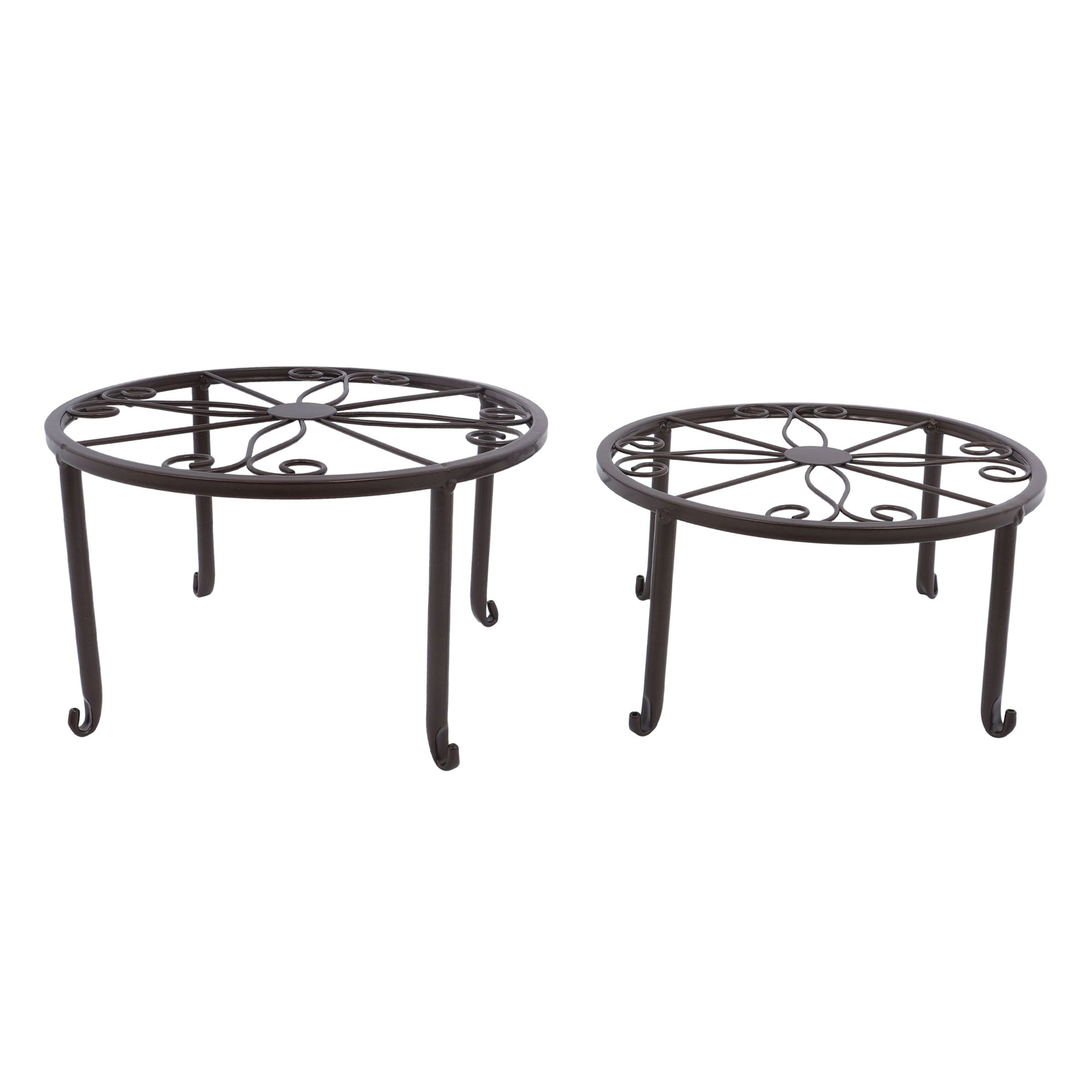 5 Pack Metal Plant Stand Heavy Duty Flower Pot Stands For Outdoor Indoor Plants