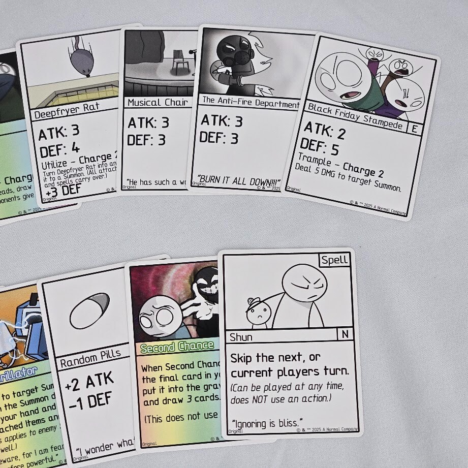 A Normal Card Game Set Strategic Turn Based Combat Party-Like Twists Family Fun!