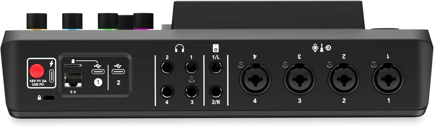 RODECaster Pro II All-in-One Audio Console for Podcasting Streaming Music Black