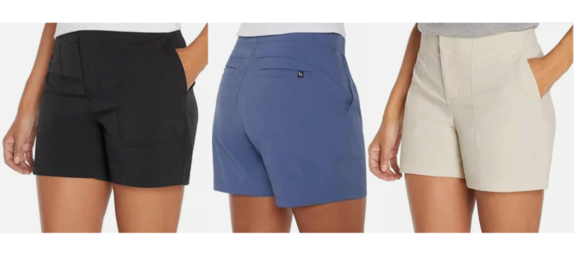 NEW!! Eddie Bauer Women's 2-Way Stretch UPF 50 Hiker Shorts Variety #55