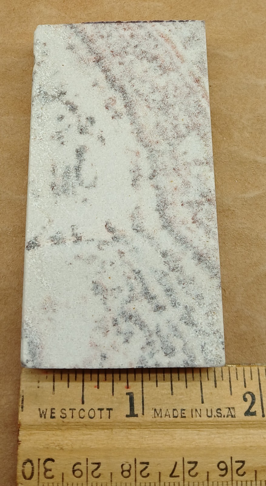 3"x 1 5/8" x 1/2" Soft Washita Oilstone,Natural Whetstone,Knife Sharpening Stone