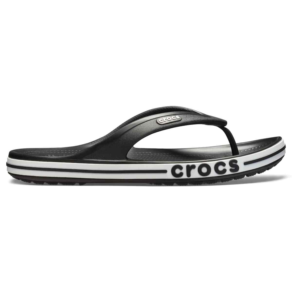 Crocs Adult Bayaband Flip Flops Comfortable Beach Sandals for Men and Women