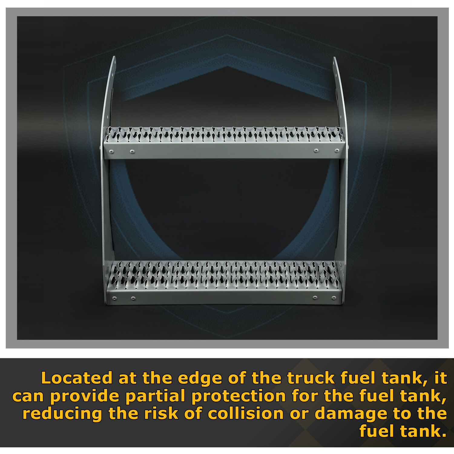 26" Fuel Tank Step Bracket Set Aluminum For Peterbilt All Models Complete Kit