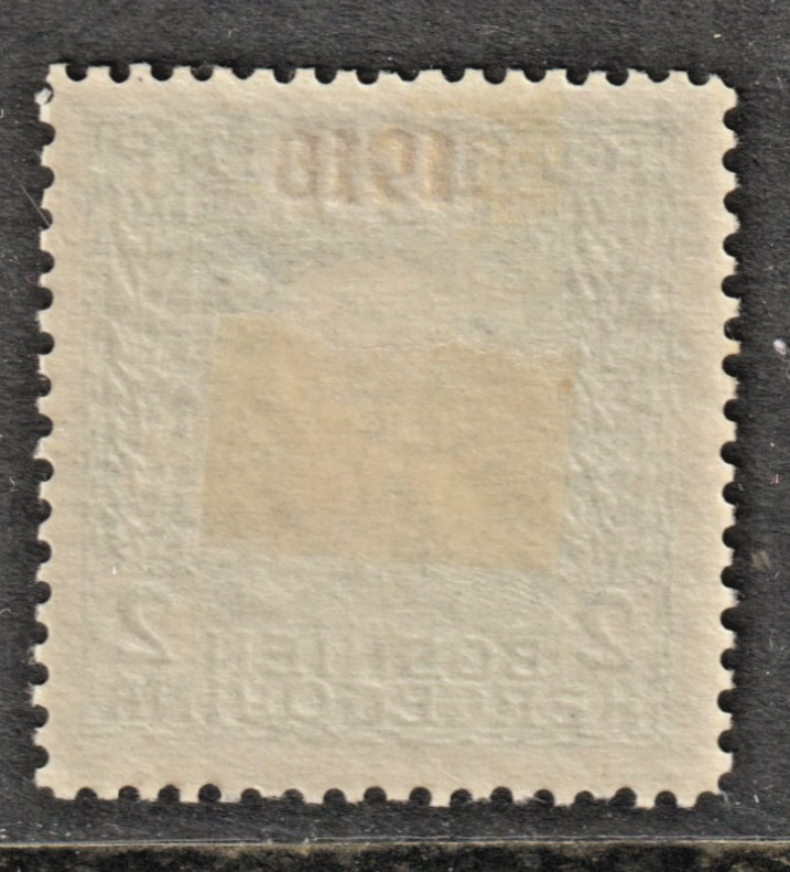 Bosnia and Herzegovina 1918 # 126d ERRO, Double Overprint DOPPELTE AUFDRUCK MH