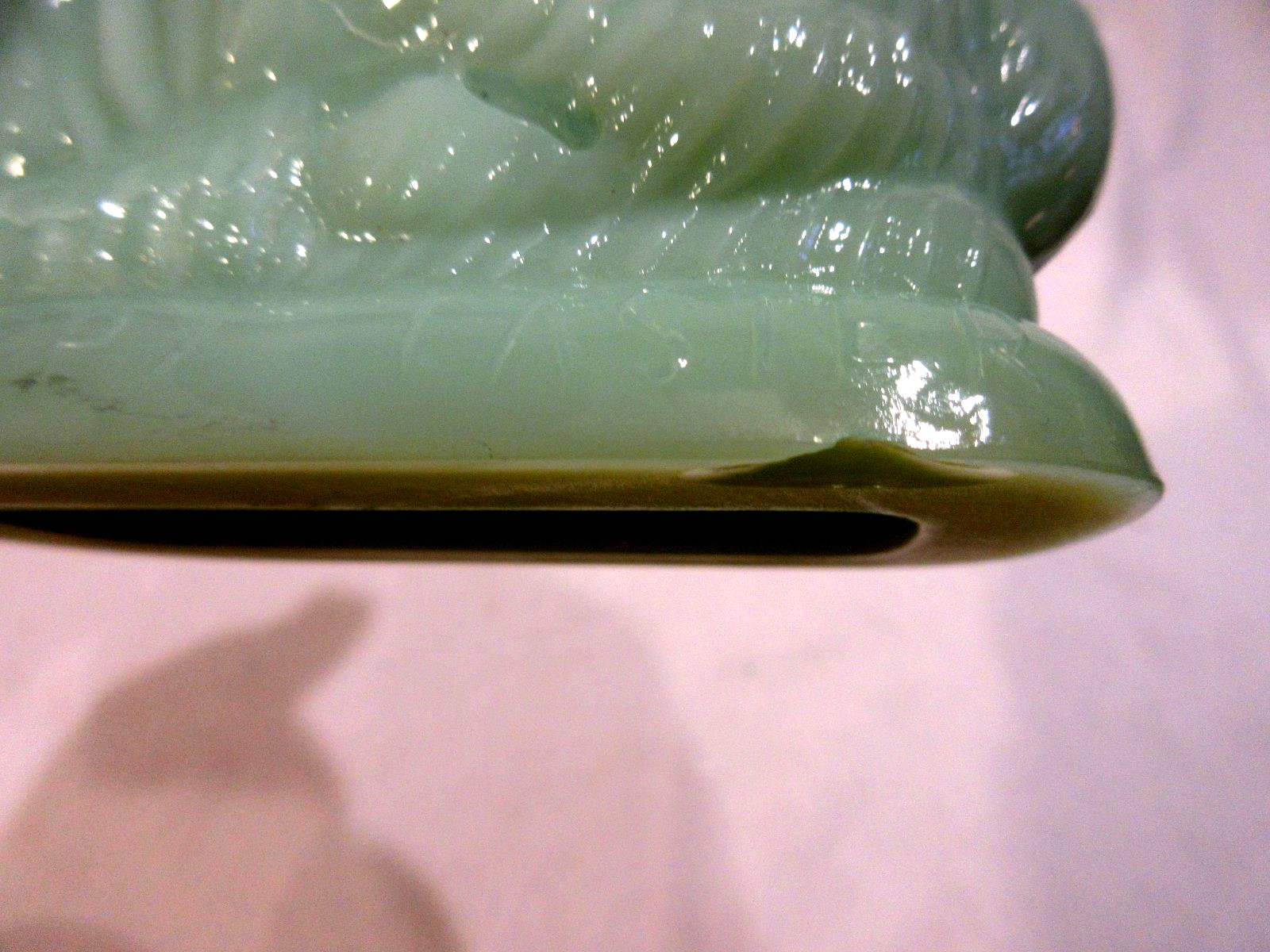 Jadite Milk Glass Easter Bunny Rabbit