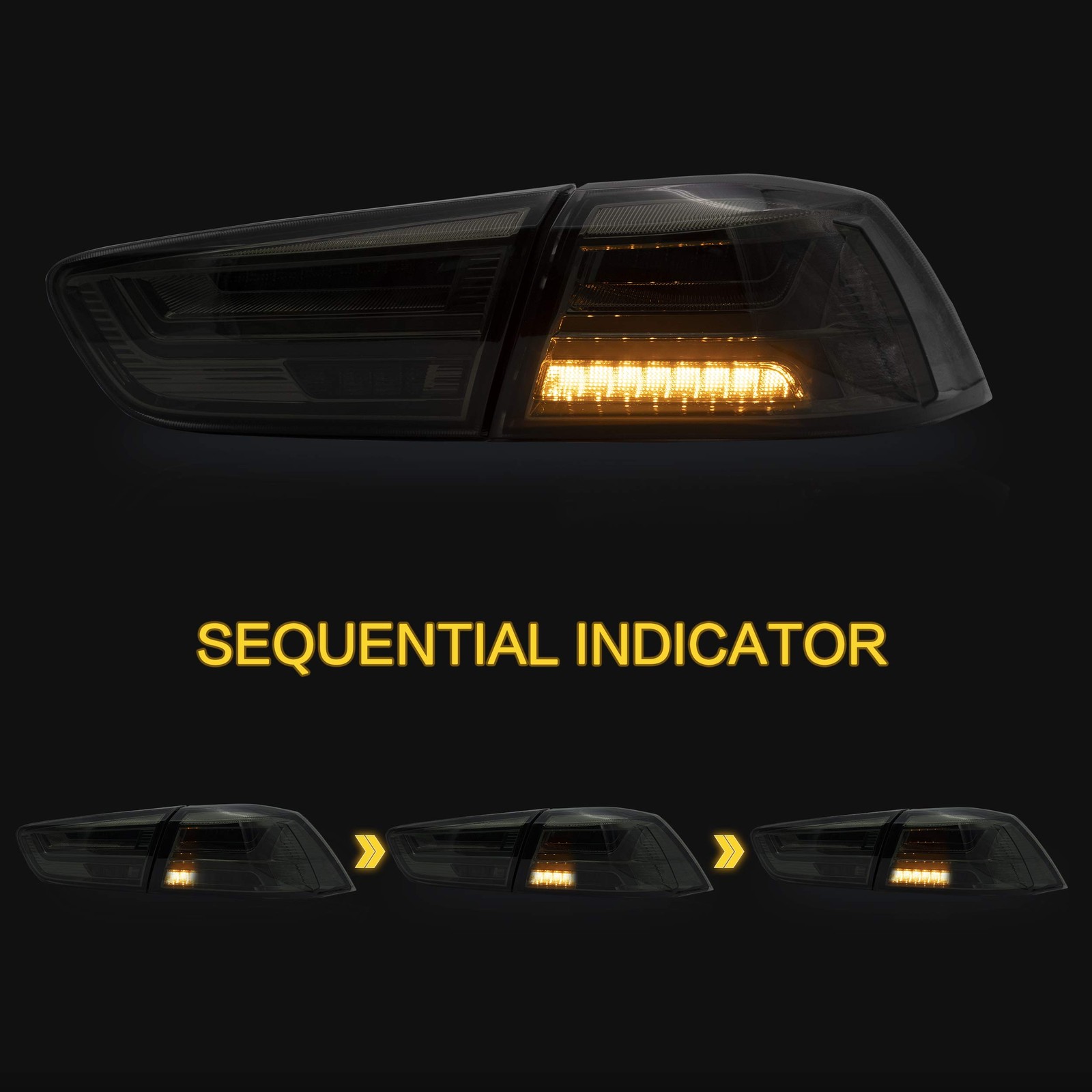 Tail lights Assembly for Mitsubishi Lancer & EVO X 2008-2021