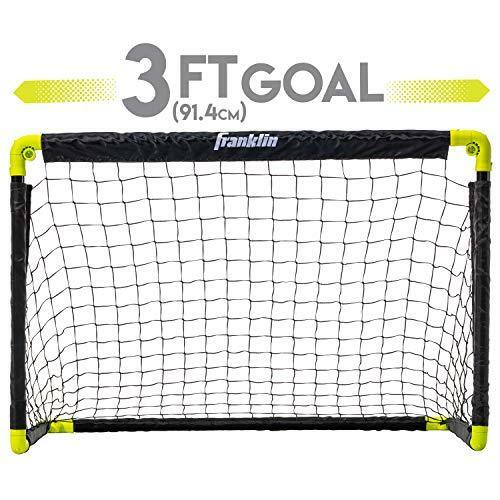 Franklin Sports Kids Mini Soccer Goal Set - Backyard/Indoor Mini Net and Ball