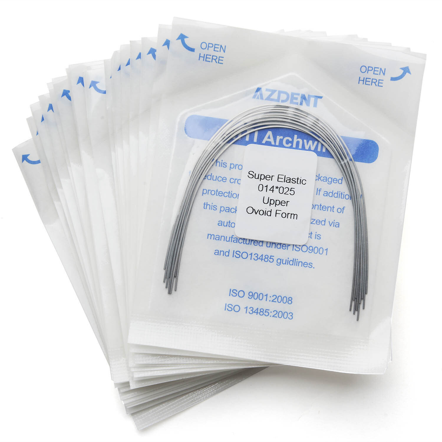 AZDENT Dental Orthodontic Super Elastic Niti Arch Wires Rectangular Ovoid FDA