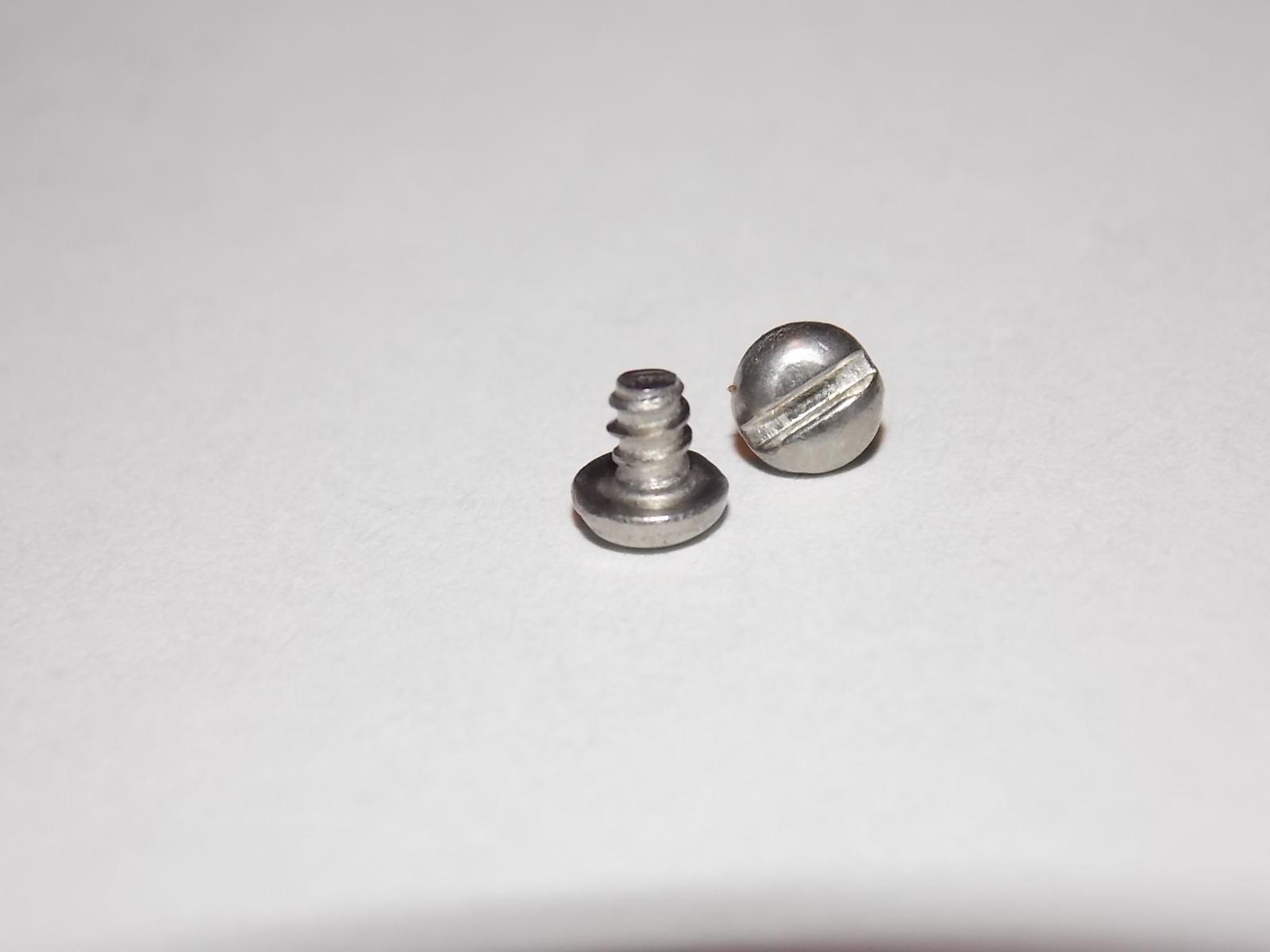 2 SS Head badge screws schwinn & other bicycle headbadge name plate screw