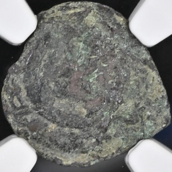 Biblical Widows Mite 103BC-76BC Judaea Prutah Genuine NGC Certified Ancient Coin