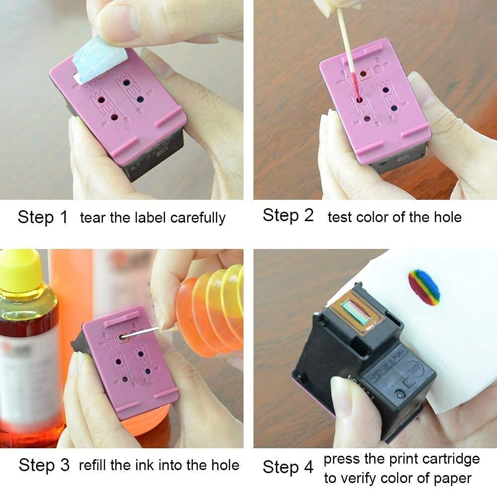 400ML Koala Ink Refill Kit for HP 60 61 62 63 64 65 67XL 910 950 951 952 564