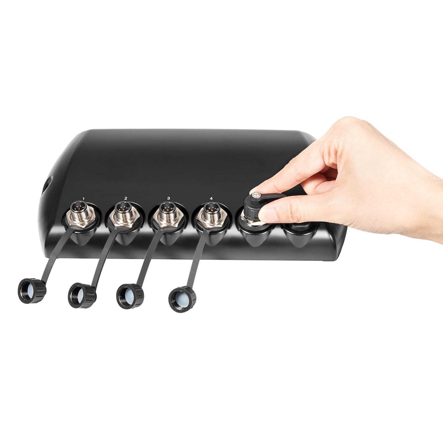 for HELIX 8, 9, 10, 12, 15 models 408450-1 5 Port Ethernet Switch Waterproof