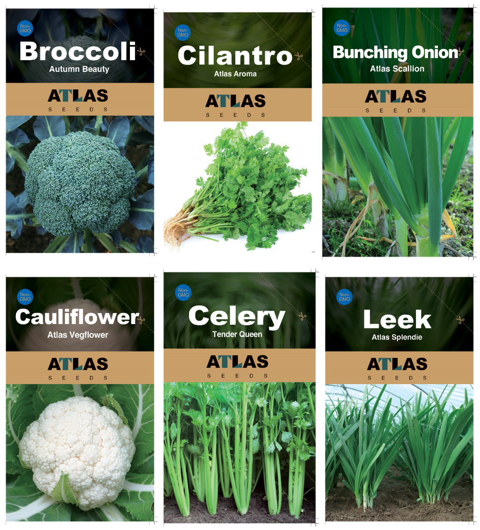 Atlas Vegetable Seeds Survival Garden Kit - Over 50,000 Seeds, 29 Varieties