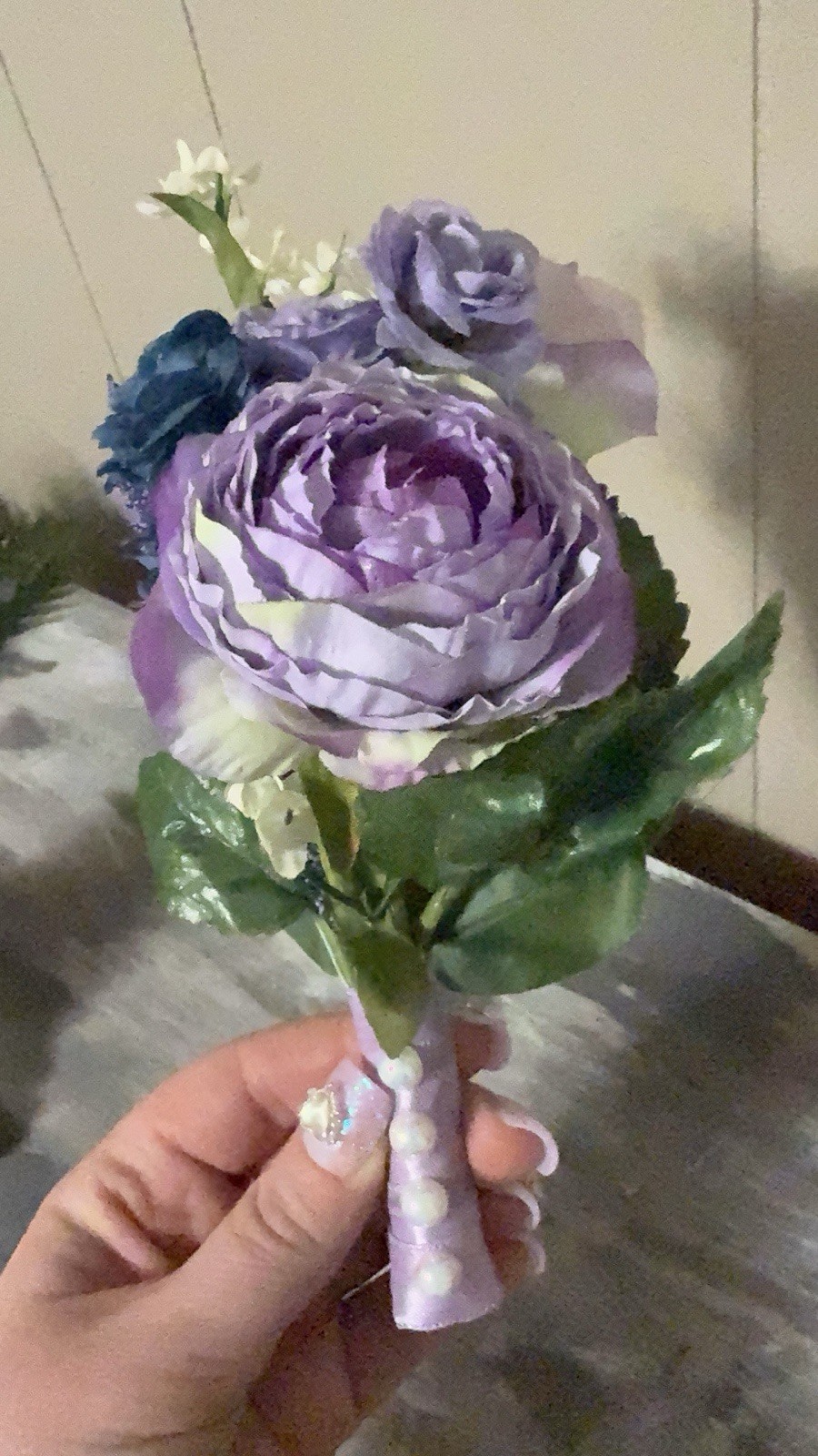 Wedding Boutonniere, Bouquet, Decor 15 Lot