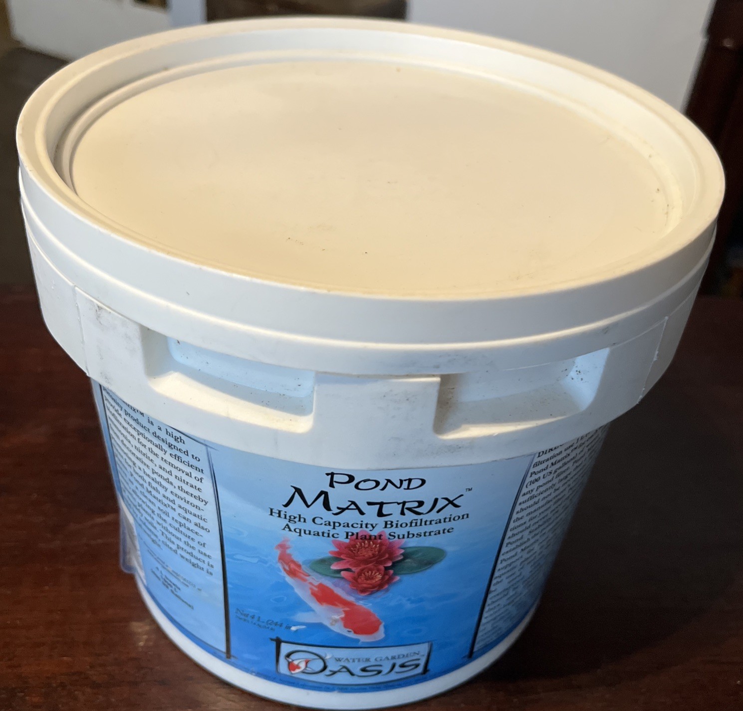 WATER GARDEN OASIS SEACHEM POND MATRIX 4 LITER FILTRATION MEDIA CONTROL AMMONIA