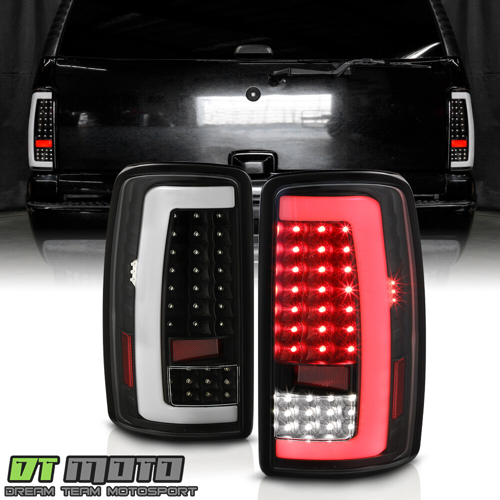 2000-2006 Chevy Suburban Tahoe GMC Yukon LED Tube Tail Lights Lamps Left+Right