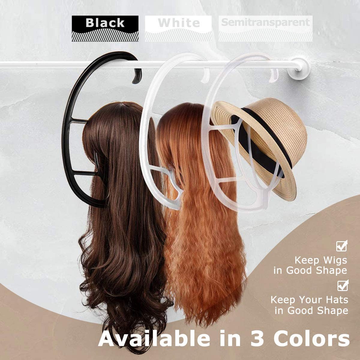 Wig Stand Wig Drying Stand 2 sets