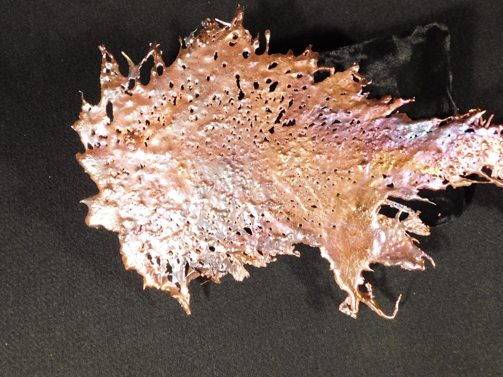 Big! Bright Solid Solid COPPER Splash ART Sculpture Arizona 189gr