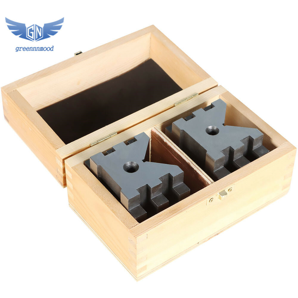 Multi-Use 2-3/8" x 2-3/4" x 2" V-Block and Clamp Set Hardened Steel Precision