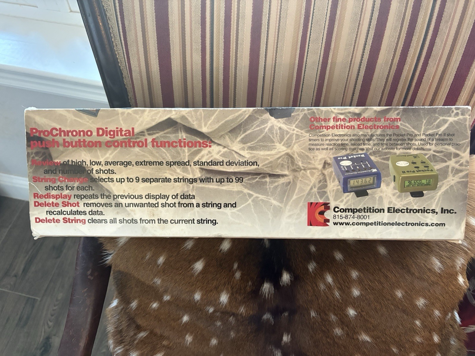 Competition Electronics ProChrono Digital Chronograph for Rifles, Pistols, Arro…