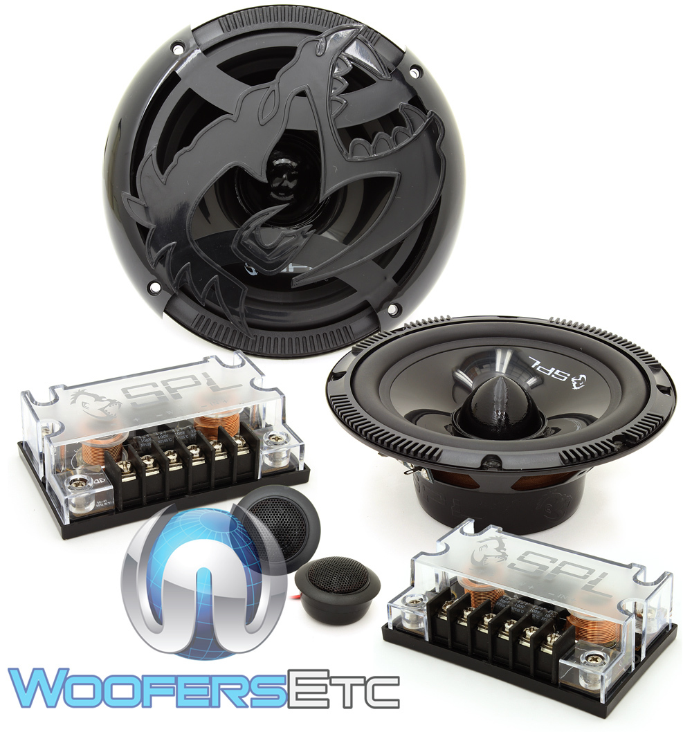 SPL AS-60C 6.5" CAR COMPONENT SPEAKERS MIDS CROSSOVERS TWEETERS SOUNDSTREAM NEW