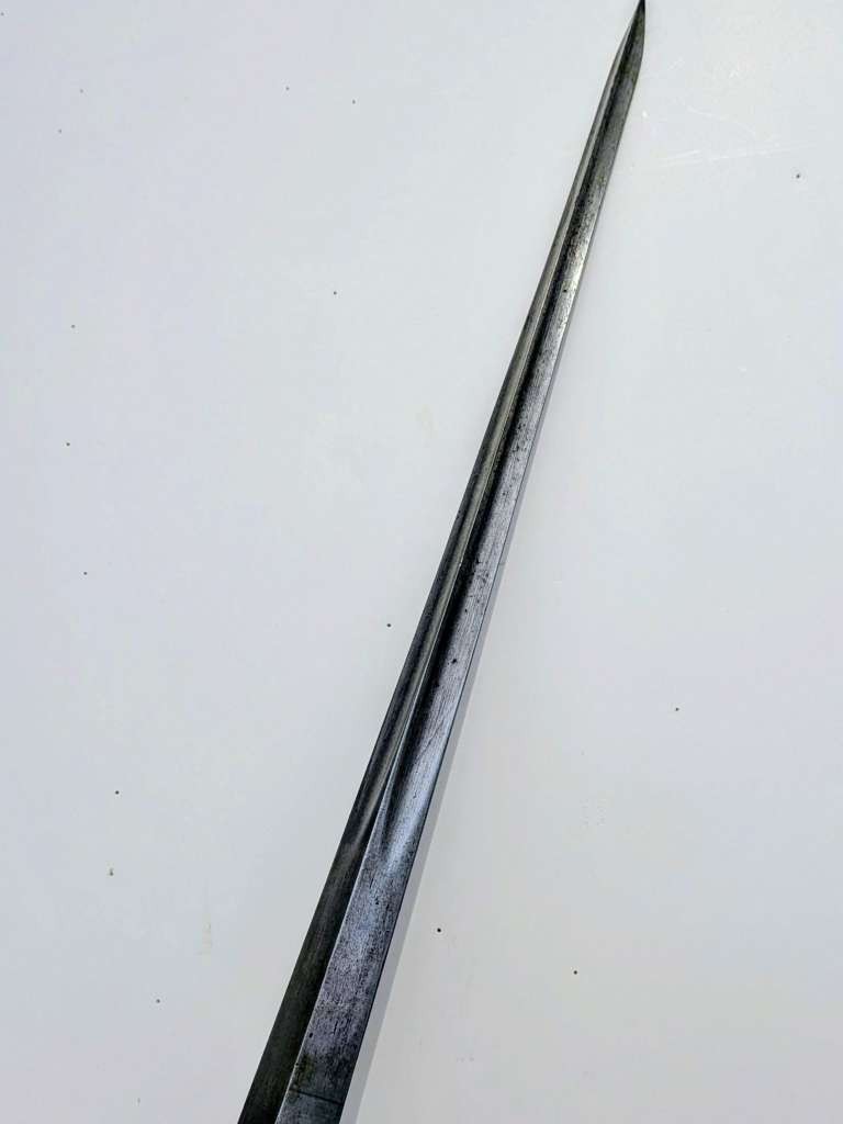 British Pattern 1842 Bayonet converted to Pattern 1851, probably Confederate
