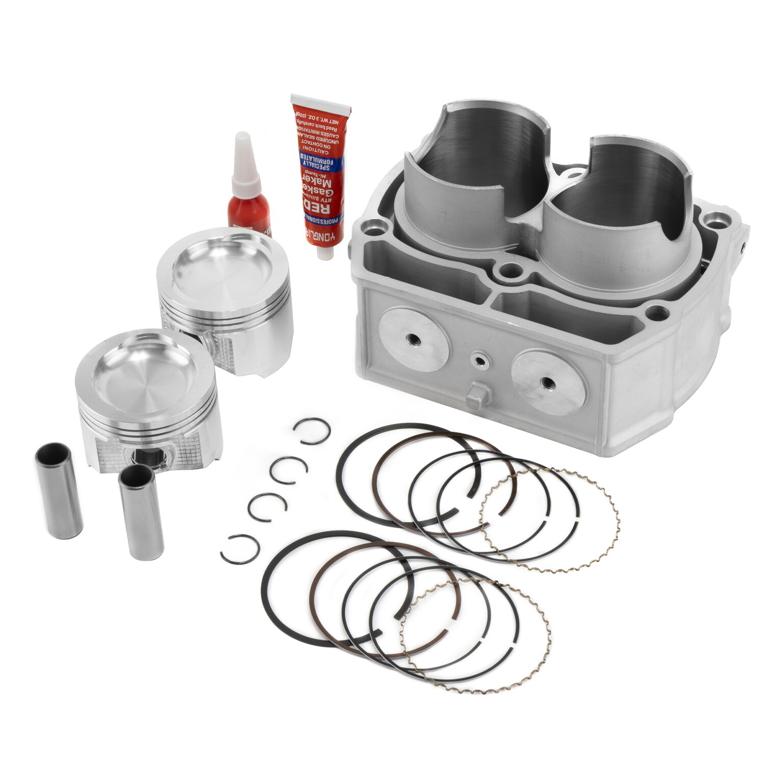 Cylinder Piston Ring Rebuild Kit For Polaris Ranger XP 700 4X4 2005 2006-2008