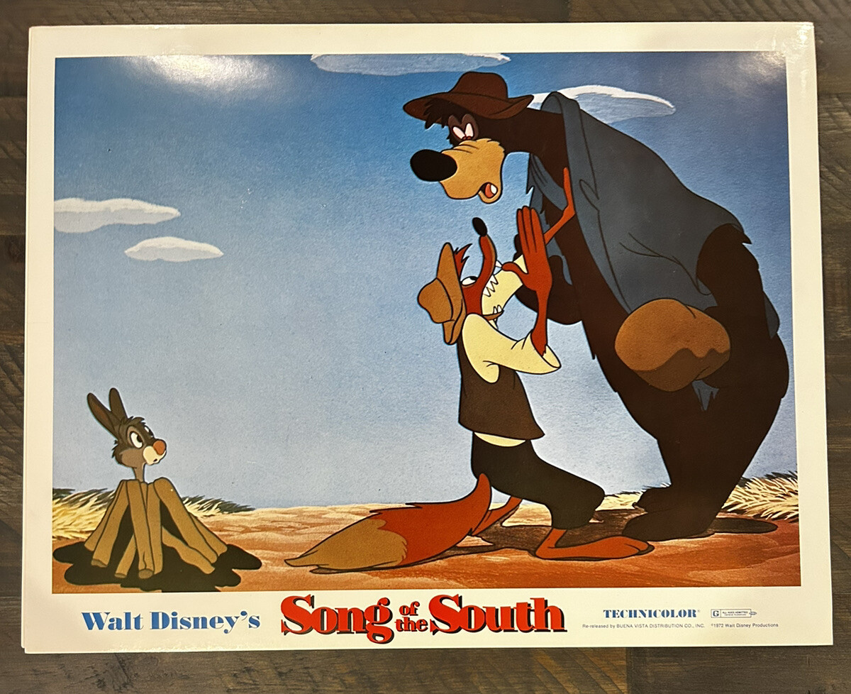 SONG OF THE SOUTH Original Complete Set of 9 Lobby Cards - R1972 - RARE!
