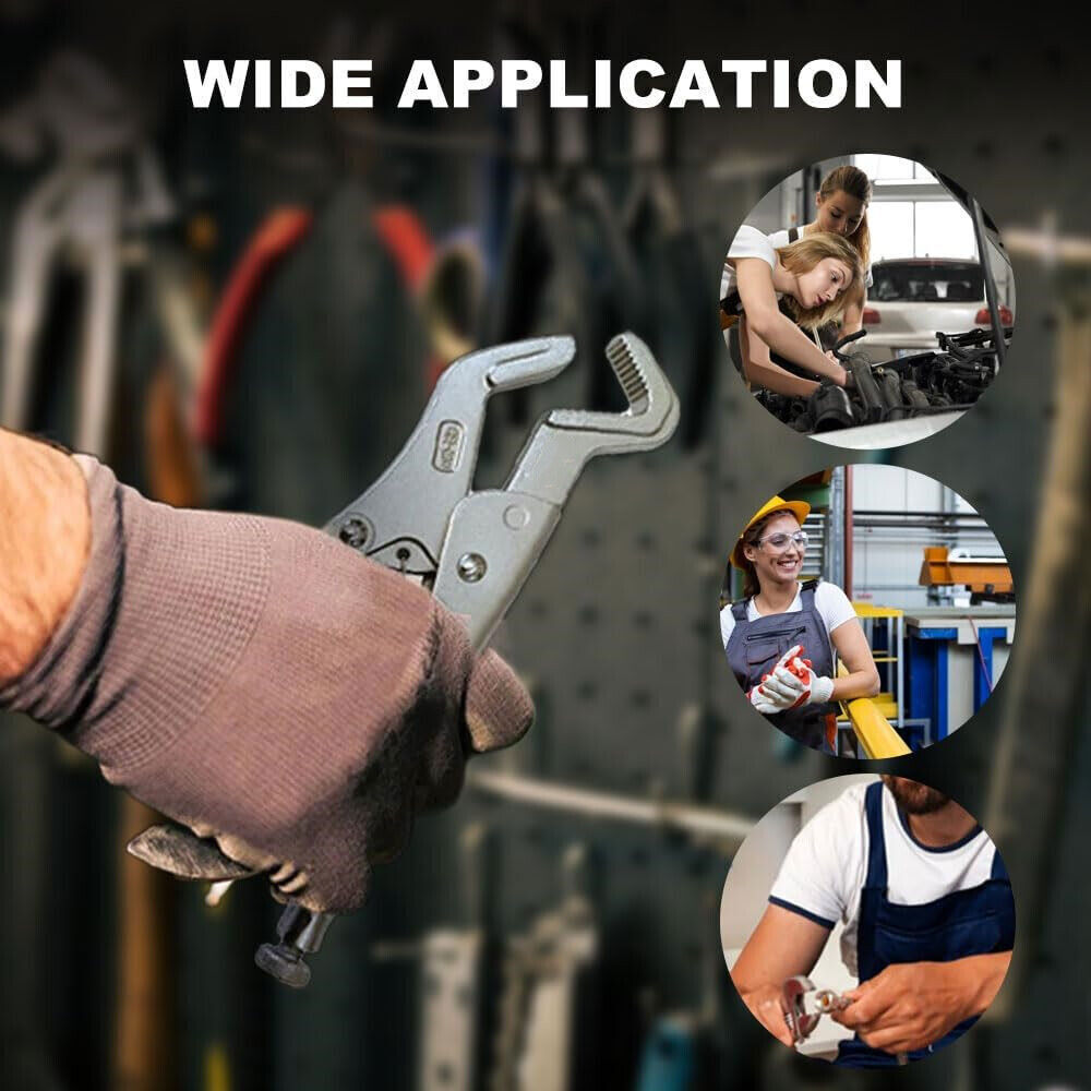 Multipurpose Locking Pliers For Welding Steel Heavy Duty Jaw Vise Grip Pliers CR