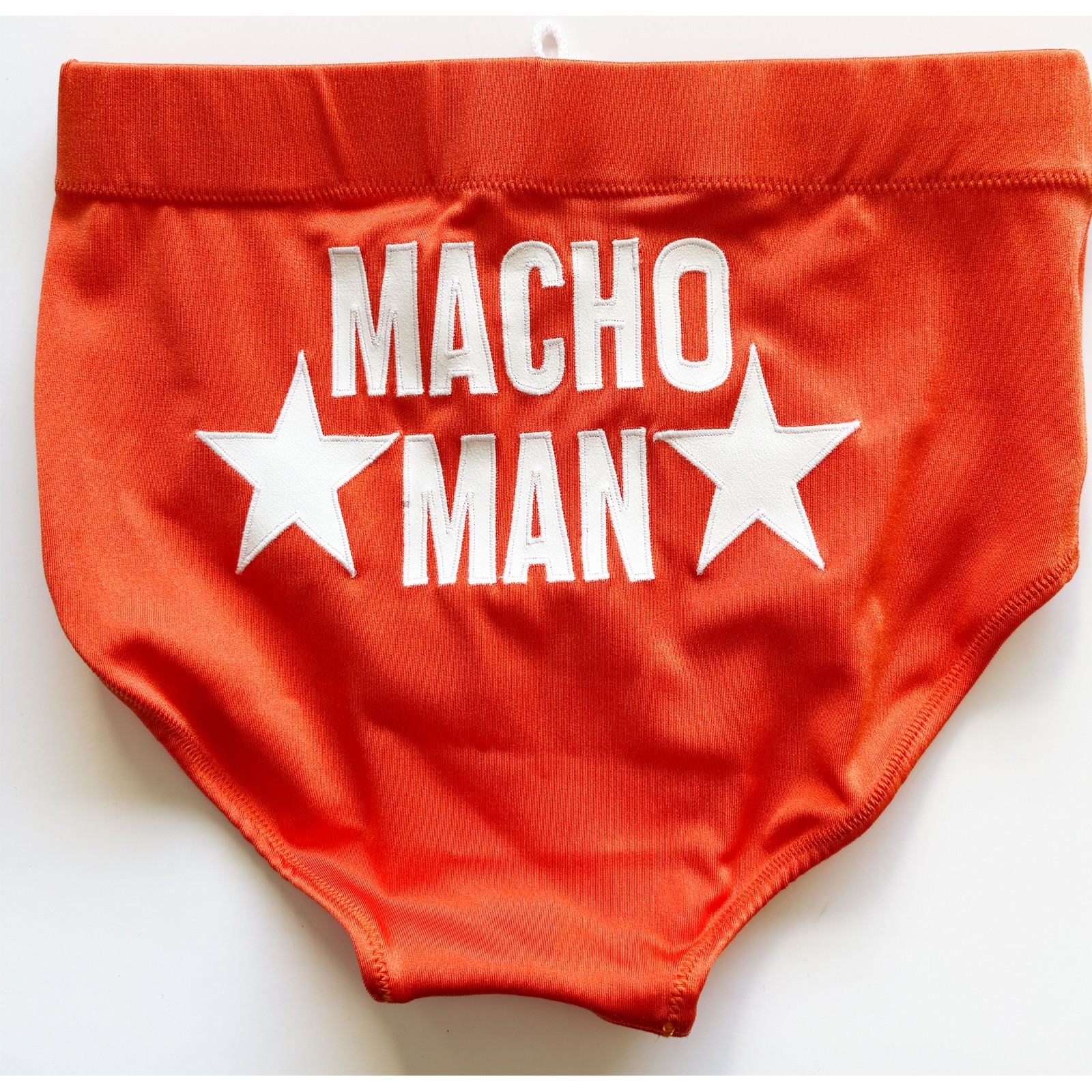 Orange White Wrestling Macho trunks costume wrestling gear  Brand new man gear