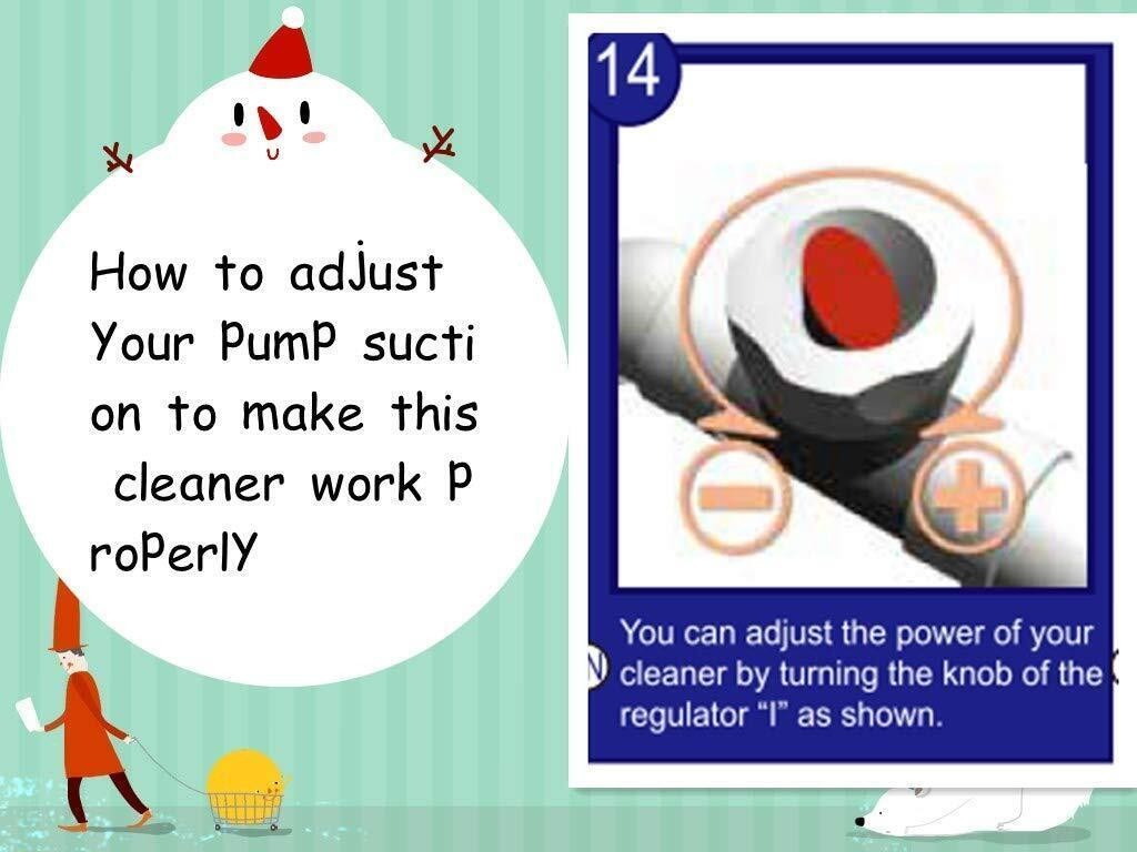 In Ground Automatic Swimming Pool Vacuum Cleaner Hover Climb Wall w/ 10 Hose Set