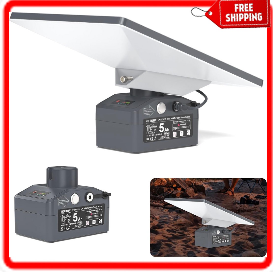 Starlink Mini Battery Pack w/ Mount & Power Adapter 2025 Upgraded Rechargeable